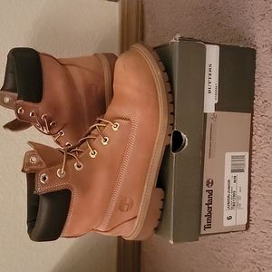 6Y Wheat 6" Timberland Boots